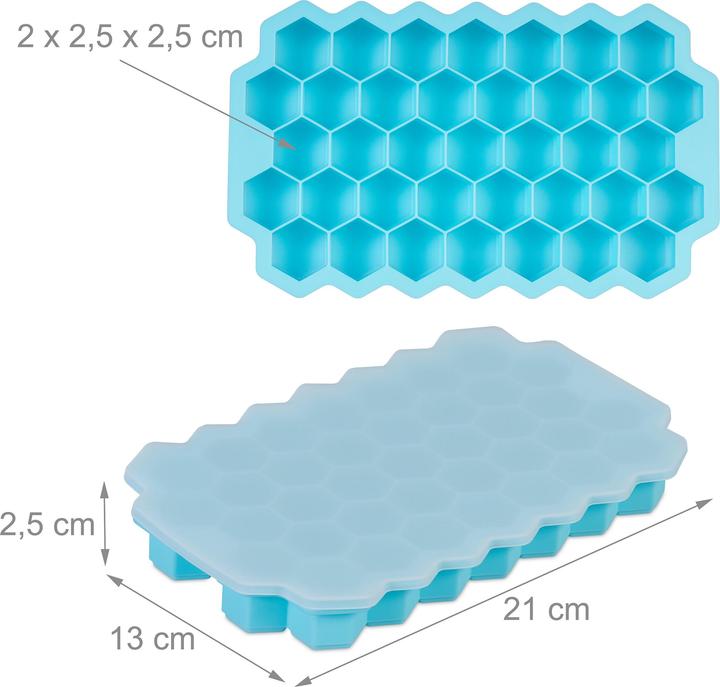 Immagine prodotto Relaxdays 3x stampi-per-cubetti-di-ghiaccio