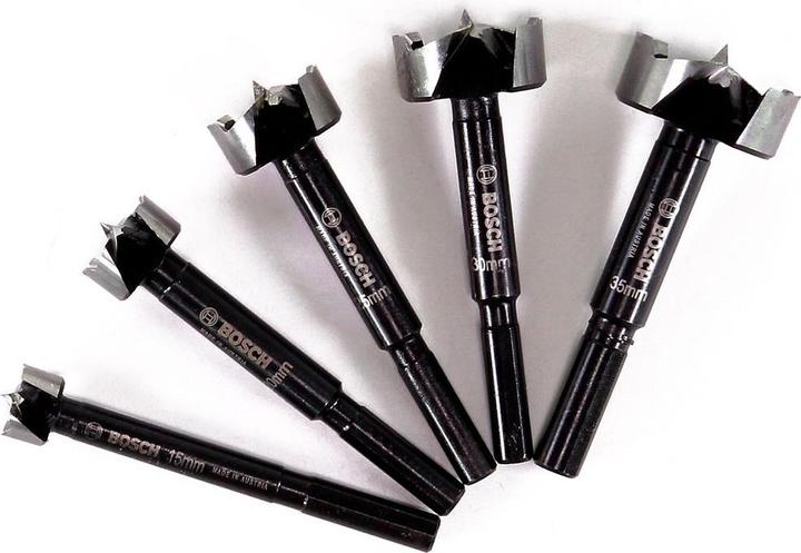 Produktbild Bosch Professional Zubehör 5-tlg. Forstnerbohrer-Set, 15–35 mm (15, 20, 25, 30, 35 mm)