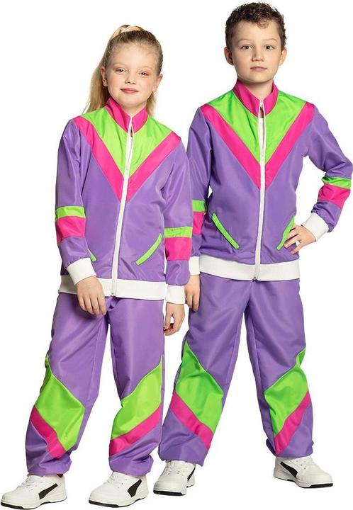 Produktbild Boland 80er Jahre - Lila Retro Trainingsanzug (110, 116, 122, 128)