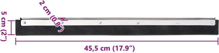 Image du produit VidaXL Raclette de sol 5 pièces et caoutchouc (5 pcs)