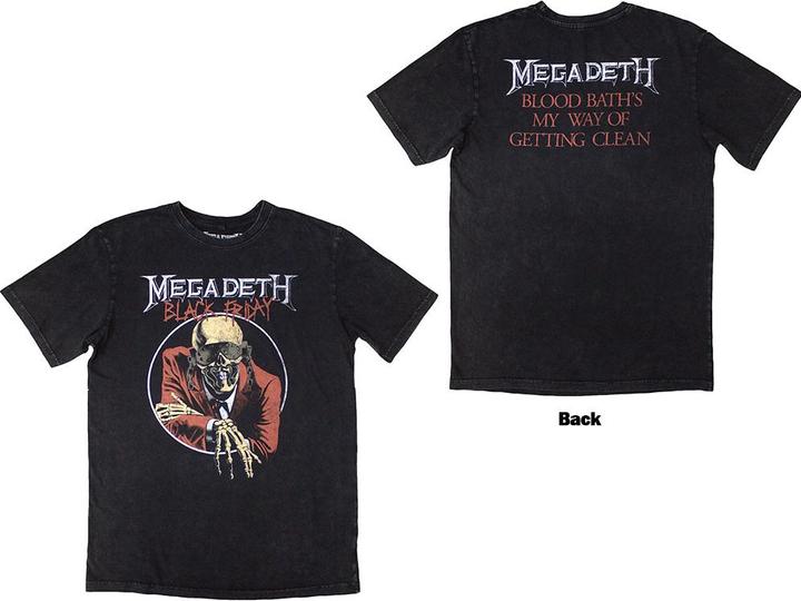 Produktbild Megadeth Black Friday Stone Wash (S)