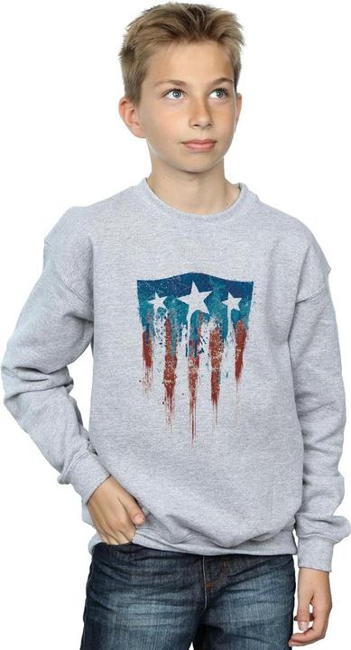 Image du produit - Sweat CAPTAIN AMERICA FLAG SHIELD - Garçon (116)