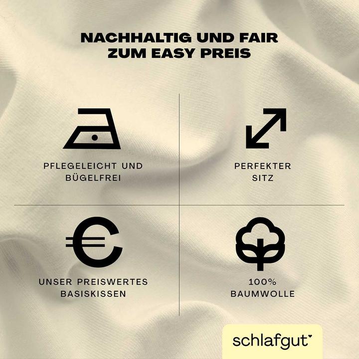 Produktbild schlafgut Easy Jersey (Duvetbezug, 70 x 90 cm)