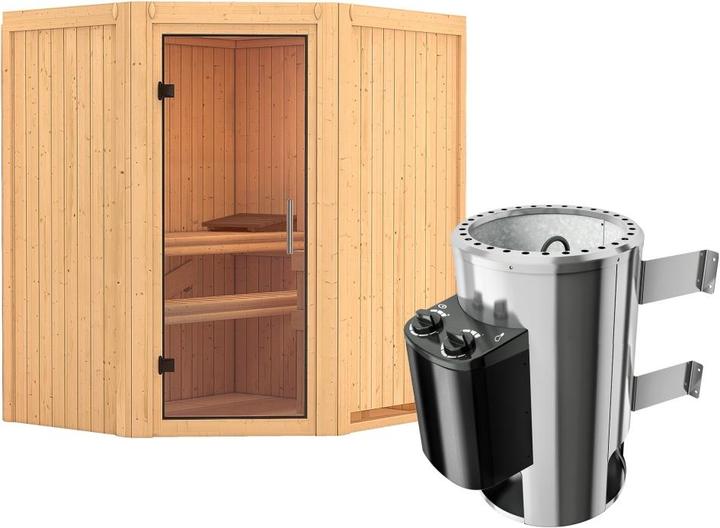 Produktbild Karibu Tonja ohne Dachkranz (Plug & Play 3,6 KW interne Steuerung)