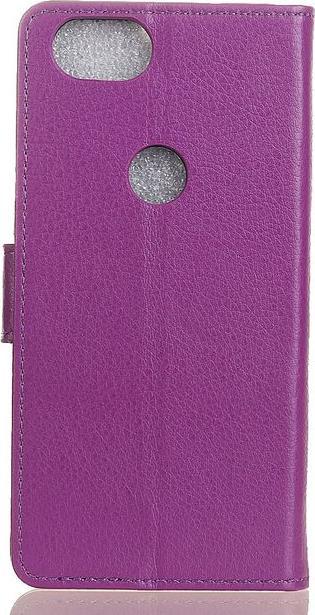 Actual product image MU Classic Leather cover with litchite texture (Google Pixel 2)