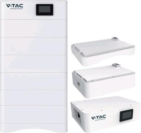 Immagine prodotto V-TAC OHS30K100 Pacco batterie 30 kWh Alta tensione Batterie di accumulo impilabili BMS integrato 30