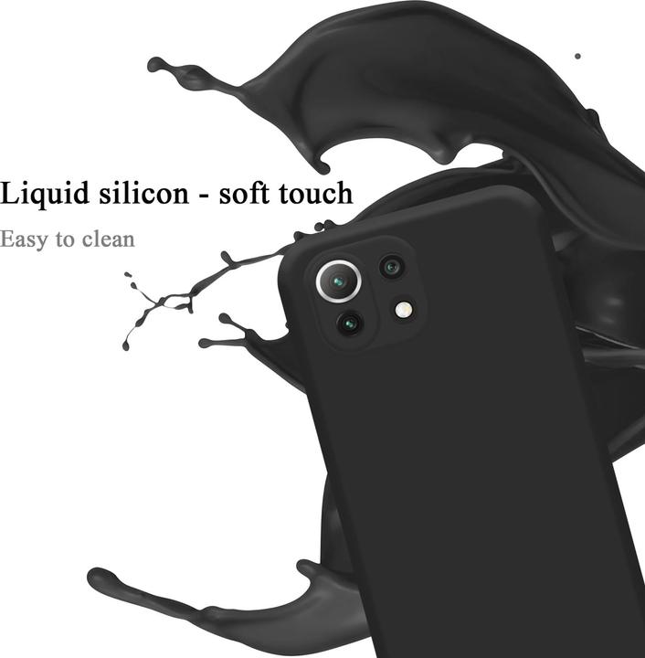 Actual product image Cadorabo TPU Liquid Silicone Case Cover for Xiaomi Mi 11 LITE (4G / 5G) / 11 LITE NE (Xiaomi Mi 11 Lite, Xiaomi Mi 11 Lite 5G, Xiaomi 11 Lite 5G NE)