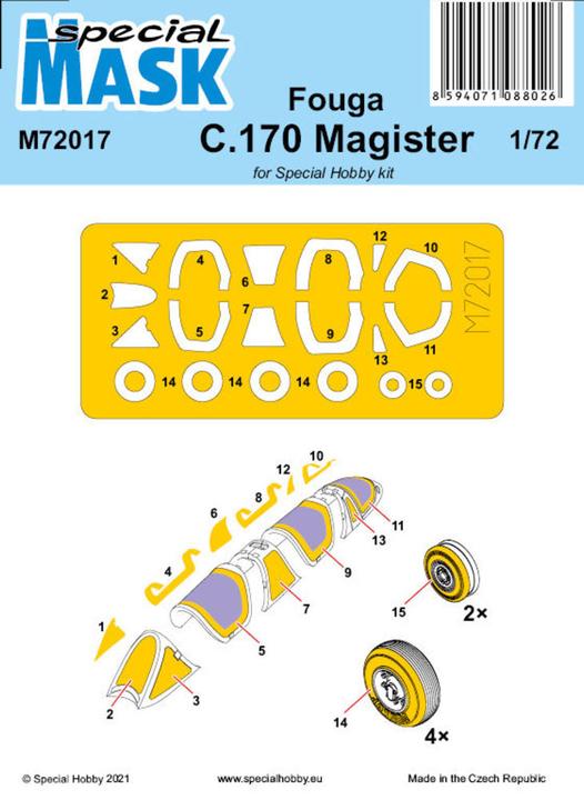 Special Hobby Fouga C.170 Magister Mask