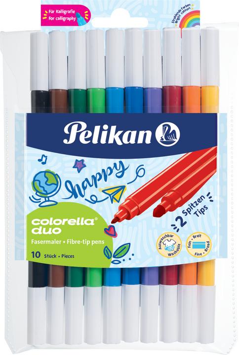 Immagine prodotto Pelikan Penna in fibra Colorella duo C407 (Multicolore, 10 x)