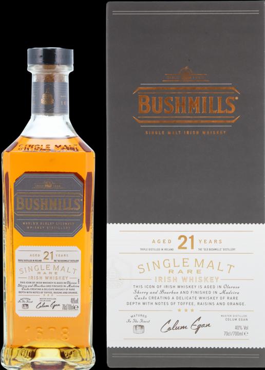 Produktbild Bushmills 21 Y.O. Madeira Finish (Irish Whiskey)
