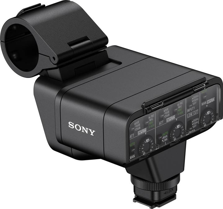 Image du produit Sony XLR-K3M Kit adaptateur audio XLR numérique double canal avec microphone shotgun (Microphone spécifique à la caméra, Accessoires vidéo divers)