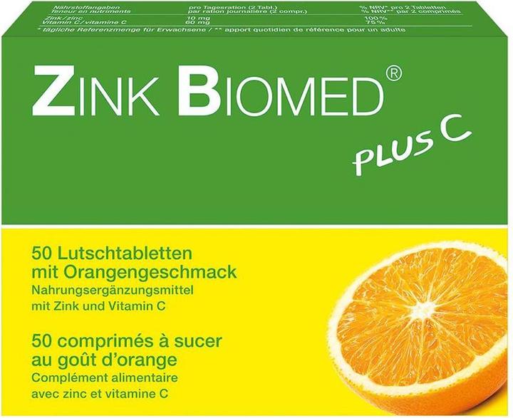 Produktbild Biomed Zink plus C (1 Stück, Tabletten, 40 g)