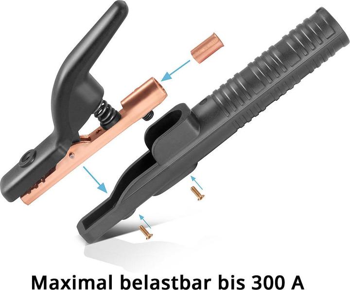 Produktbild Stahlwerk Elektrodenhalter 300 A Elektrodenklemme Elektrodenzange Schweisszange