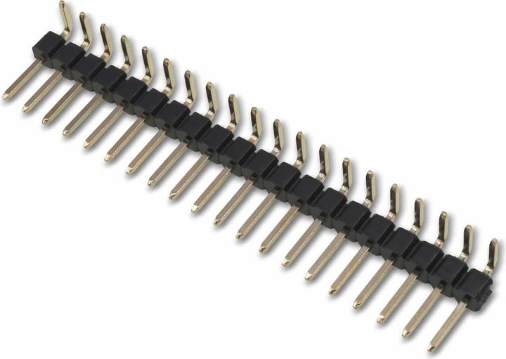 Produktbild Eneroid Stiftleiste, abgewinkelt, vergoldet, 1x 20-polig, 10 Stück
