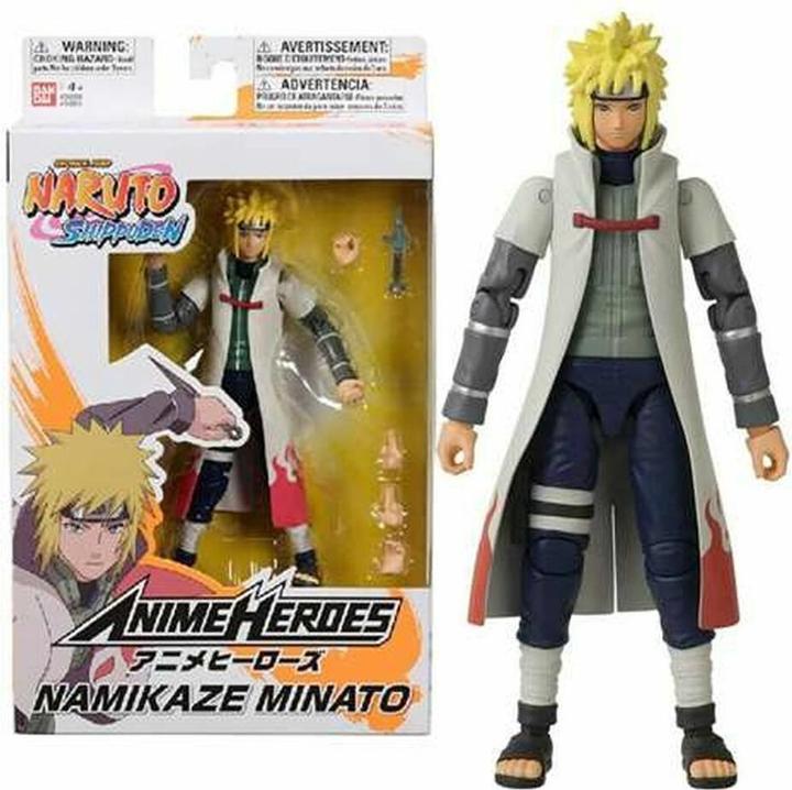Actual product image Bandai Naruto Shippuden Anime Heroes - Minato Namikaze