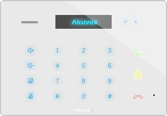Actual product image Akuvox Indoor station C312S, answering unit, POE, white