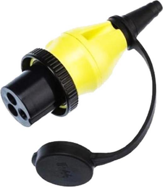 Actual product image Victron Energy Victron coupling socket 16A/230V (2p/3w) for built-in appliance plug