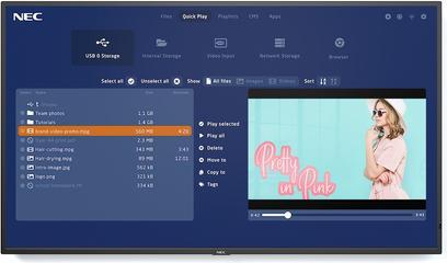 Actual product image Sharp PN-LA652 652 65IN IWB UHD (3840 x 2160 Pixels, 55")