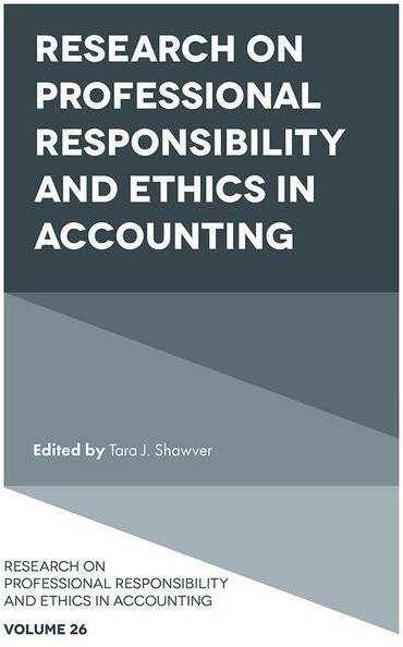 Produktbild Research on Professional Responsibility and Ethics in Accounting (Englisch, Tara J.  Shawver)
