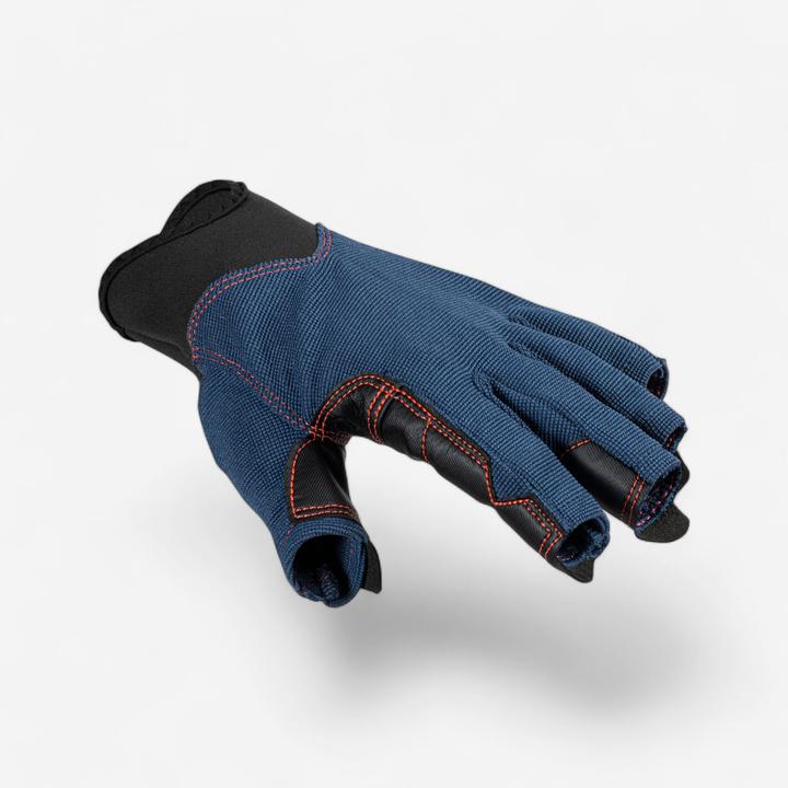 Actual product image Tribord Segelhandschuhe Damen/Herren 500 dunkelblau (L)