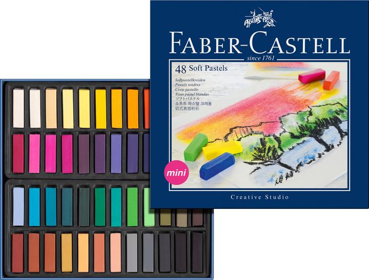 Actual product image Faber-Castell Soft pastel chalks Mini (Multicoloured, 48 x)