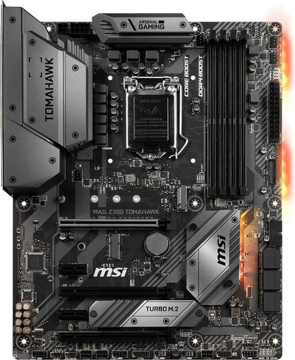 Actual product image MSI MAG Z390 Tomahawk (LGA 1151, Intel Z390, ATX)