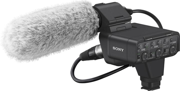 Image du produit Sony XLR-K3M Kit adaptateur audio XLR numérique double canal avec microphone shotgun (Microphone spécifique à la caméra, Accessoires vidéo divers)