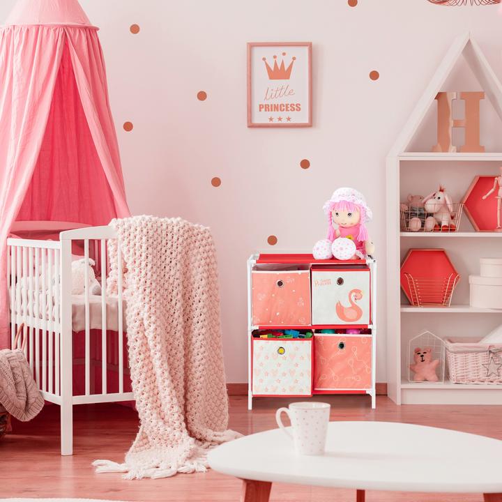 Image du produit Relaxdays Etagère enfant avec boîtes