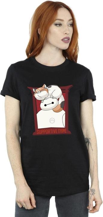 Immagine prodotto Disney Big Hero 6 Baymax Frame Support Maglietta Ampia Donna (S)