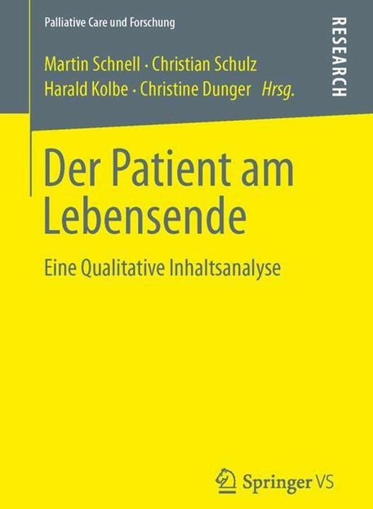 Immagine prodotto Der Patient am Lebensende (Tedesco, Christian Schulz, Harald Kolbe, Christine Dunger, Martin Schnell, 2013)