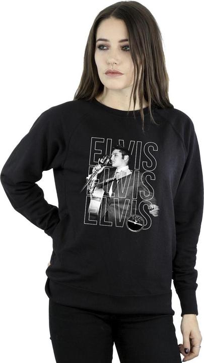 Produktbild Elvis Triple Logo Portrait Sweatshirt (S)