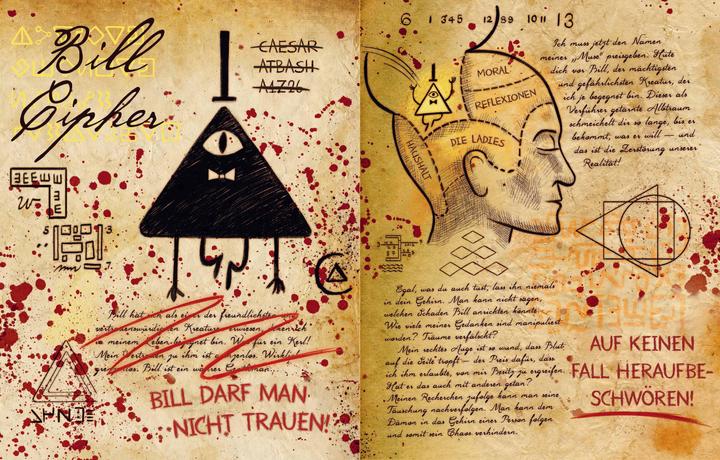 Actual product image Willkommen in Gravity Falls - Tagebuch 3 (German, Alex Hirsch, Rob Renzetti, Walt Disney, 2025)