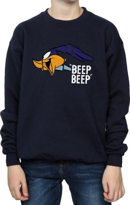 Actual product image Looney Tunes Boys Beep Beep Road Runner Cotton Sweatshirt (152, 158)