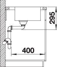 Immagine prodotto Blanco DIvon II 45 S-IF (Lavandino montato in alto, 86 cm, 51 cm)