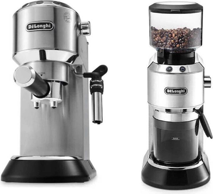De'Longhi Dedica EC685.M & KG520.M Set