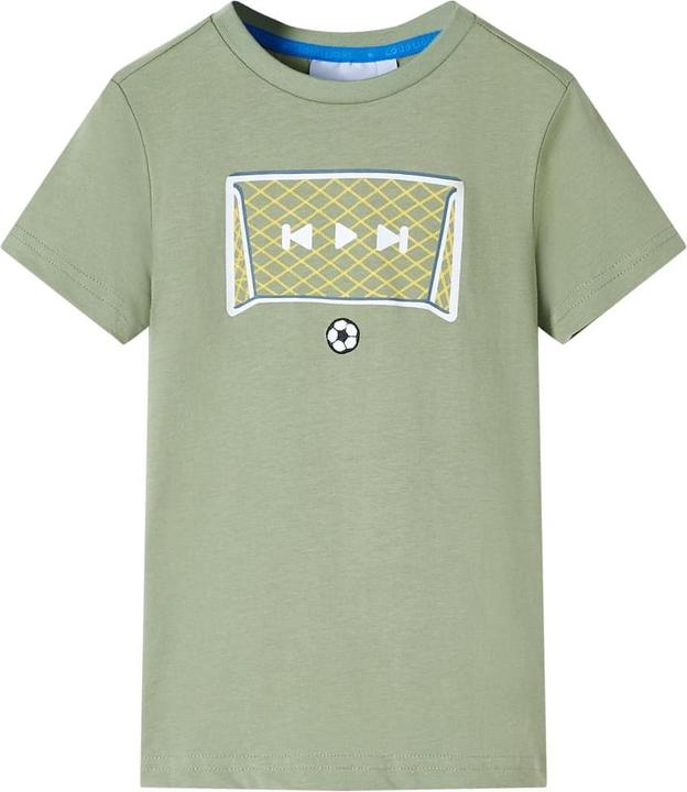 VidaXL Kinder-T-Shirt Helles Khaki 104,Material: 100 (104)