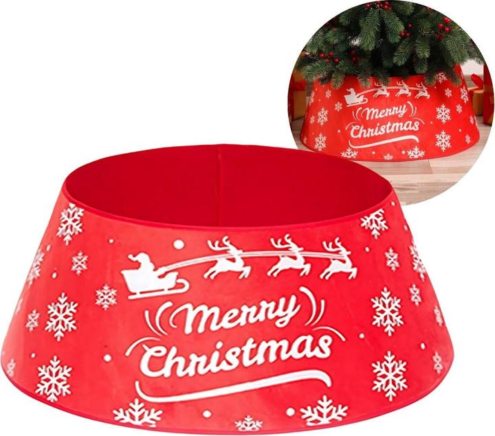 Hermex Rivestimento del supporto dell'albero di Natale Collare del supporto dell'albero di Natale Gonna (1 -parte)