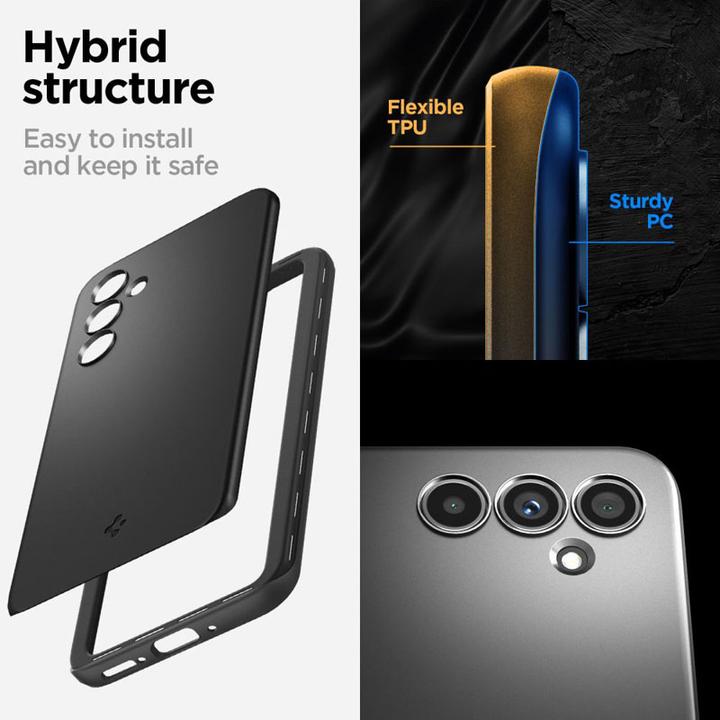Actual product image Spigen Thin Fit Case for A546B Samsung Galaxy A54 - black (Samsung Galaxy A54 5G)