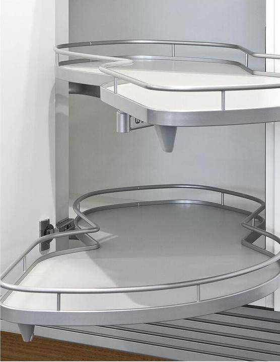 Produktbild Kesseböhmer Le Mans II Eckschrank-Schwenkauszug grau 600 Rechts (1 Stk.)