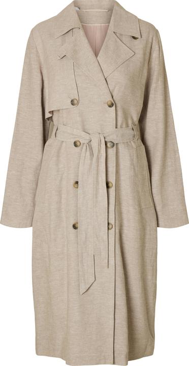 Immagine prodotto Selected Femme Zweireihiger Leinenmix Trenchcoat (34)