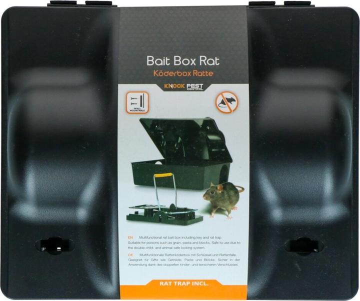 Actual product image Knock Off Bait box rat/mouse Dual bait with rat trap