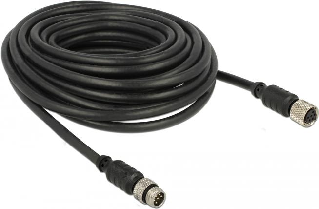 Produktbild Navilock GPS-Kabel 6-poliges M8 (M) bis 6-poliges M8 (W) (10 m)