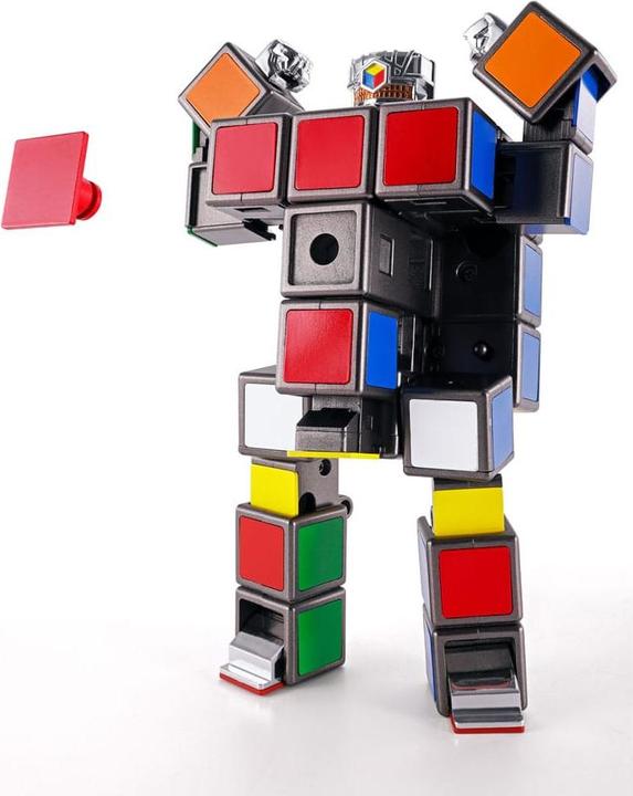 Actual product image Bandai Rubik's Cube Soul of Chogokin diecast action figure Rubik's Cube Robo 15 cm