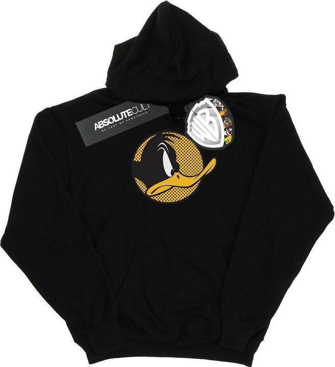 Immagine prodotto Looney Tunes Daffy Duck Dotted Profile Felpa con Cappuccio Uomo (XXL)