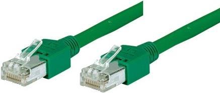 Productafbeelding Tecline Patchkabel SF/UTP, Cat 5e, groen, 0,5 m halogeenvrij, met Draka kabel en Hirose stekkers TM11 (SF/UTP, CAT5e, 0.50 m)
