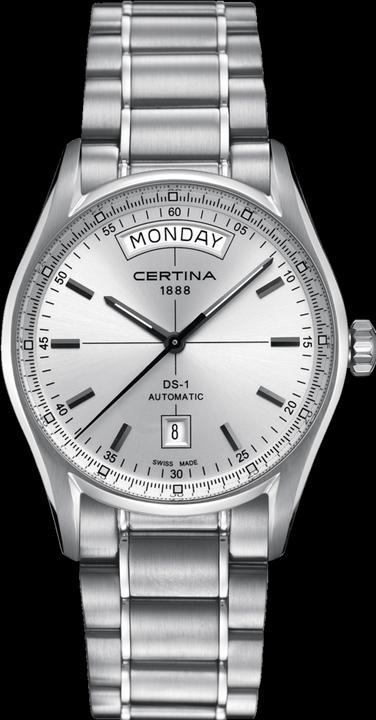 Certina DS-1 Day-Date Automatique (Swiss Made, Montre analogique, 39 mm)