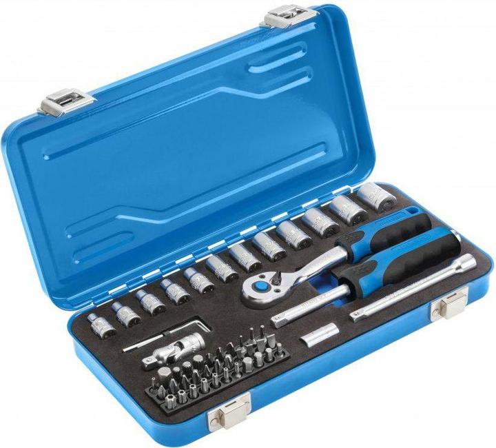 Image du produit MGA Högert Technik - Set d'outils I Set de clés à douille | Coffret à cliquet | Set d'outils Who (1/4")