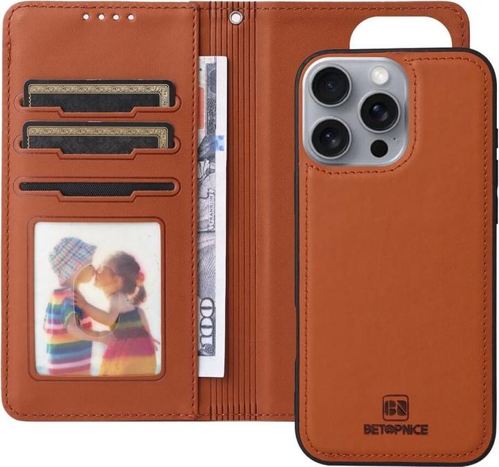 Image du produit Cover-Discount iPhone 16 Pro Max - Portefeuille divisible 2-en-1 Étui pour téléphone portable (Apple iPhone 16 Pro Max)