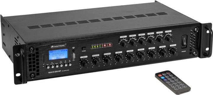 Immagine prodotto Omnitronic Amplificatore di missaggio MAVZ-120.6P ELA (Lettore DVD, Lettore Blu-ray)