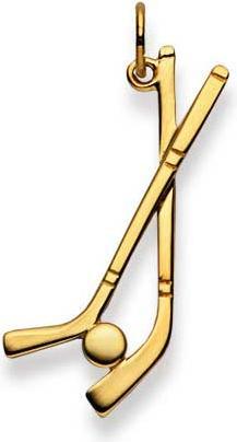 Immagine prodotto Natsumi Schmuck Ciondolo Hockey Stick in oro giallo 18K/750 (Oro giallo 750/18 K Oro giallo)